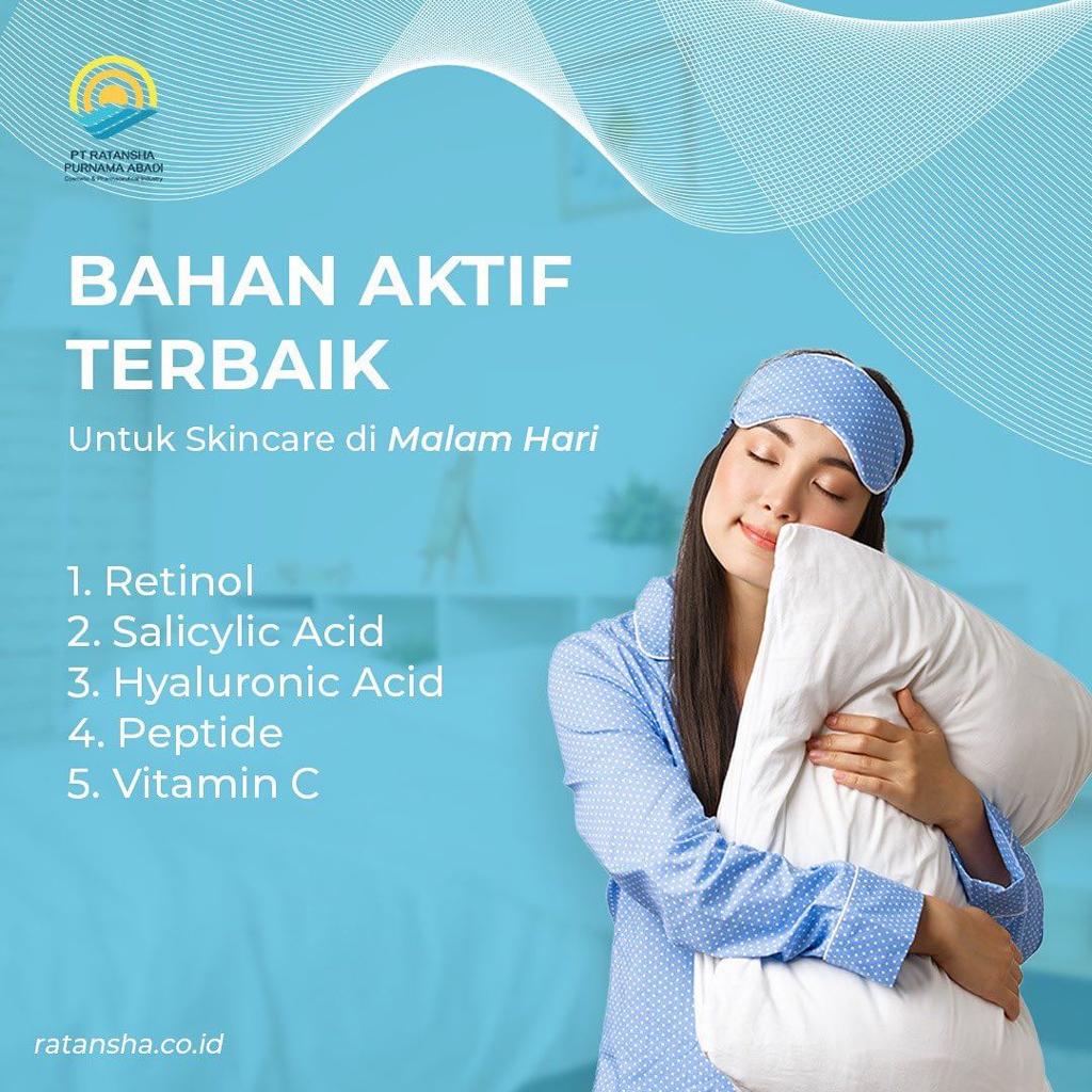 Kandungan Skincare Malam